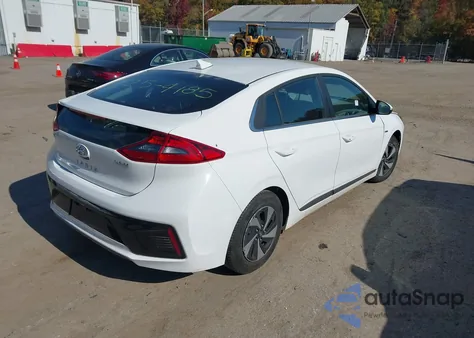 2017 Hyundai Ioniq Hybrid Sel from USA, damaged, VIN KMHC75LCXHU040016